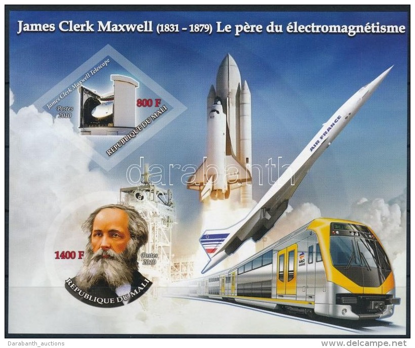 ** Mali 2010 James Clerk Maxwell Blokk - Autres & Non Classés