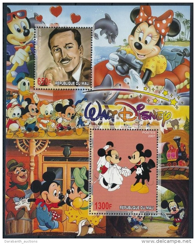 ** Mali 2007 Walt Disney Blokk - Andere & Zonder Classificatie