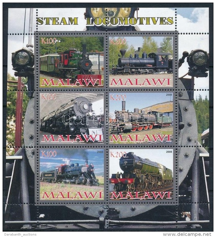 ** Malawi 2008 Vonatok Kisív - Andere & Zonder Classificatie