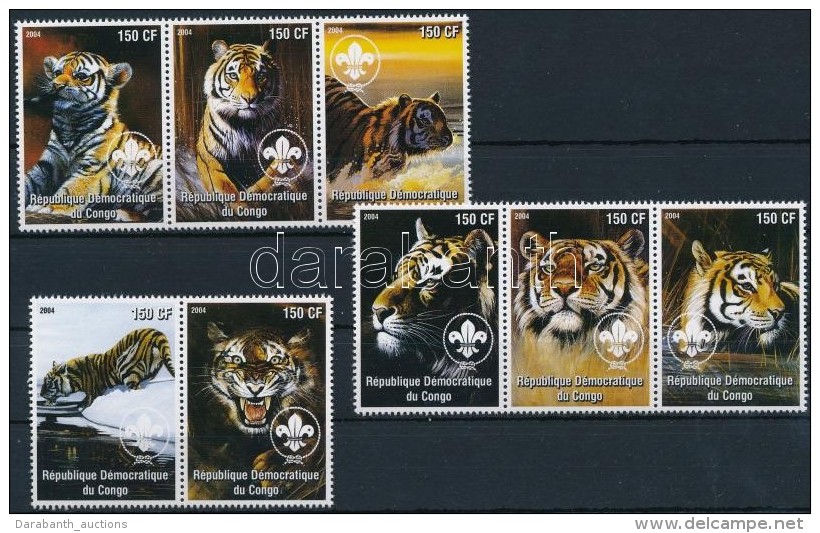 ** Kongó (Kinshasa) 2004 Tigris Sor 8 érték - Andere & Zonder Classificatie