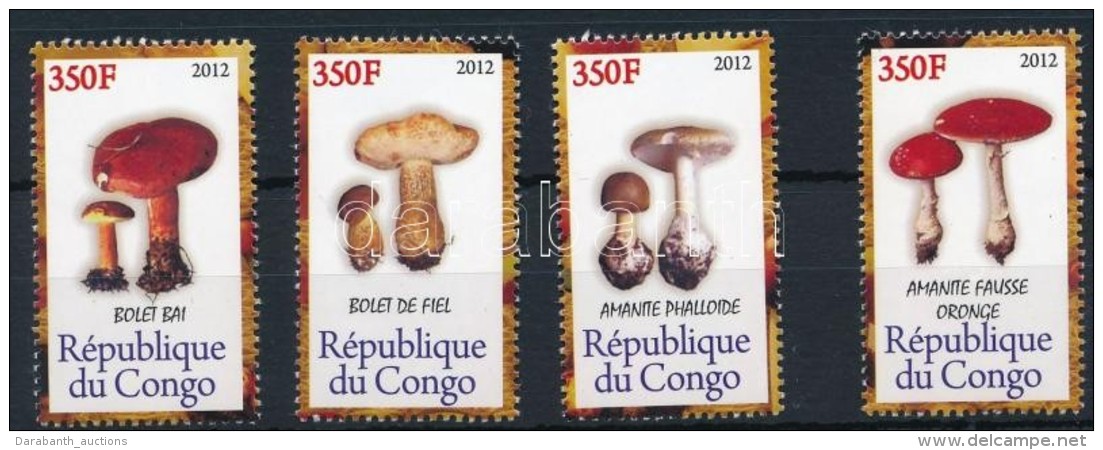 ** Kongó 2012 Gomba 4 Klf Bélyeg - Autres & Non Classés