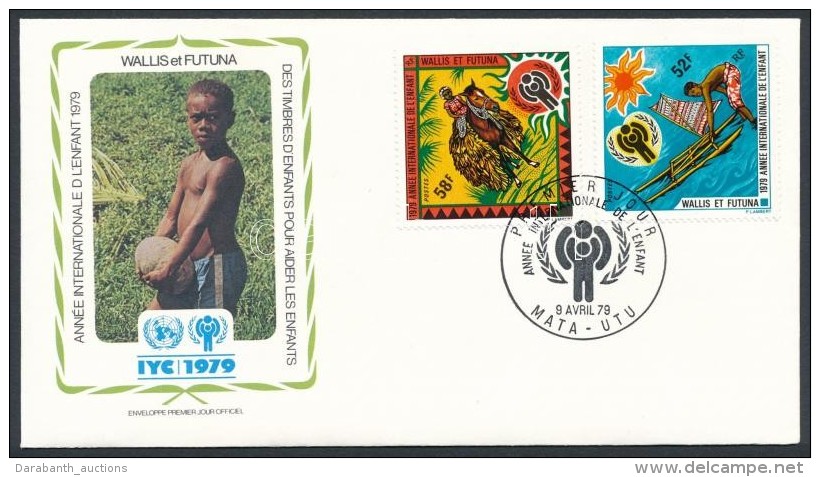 1979 Nemzetközi Gyermekév Sor Mi 337-338 FDC-n - Sonstige & Ohne Zuordnung