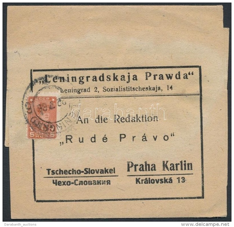 1936 Címszalag Prágába - Andere & Zonder Classificatie