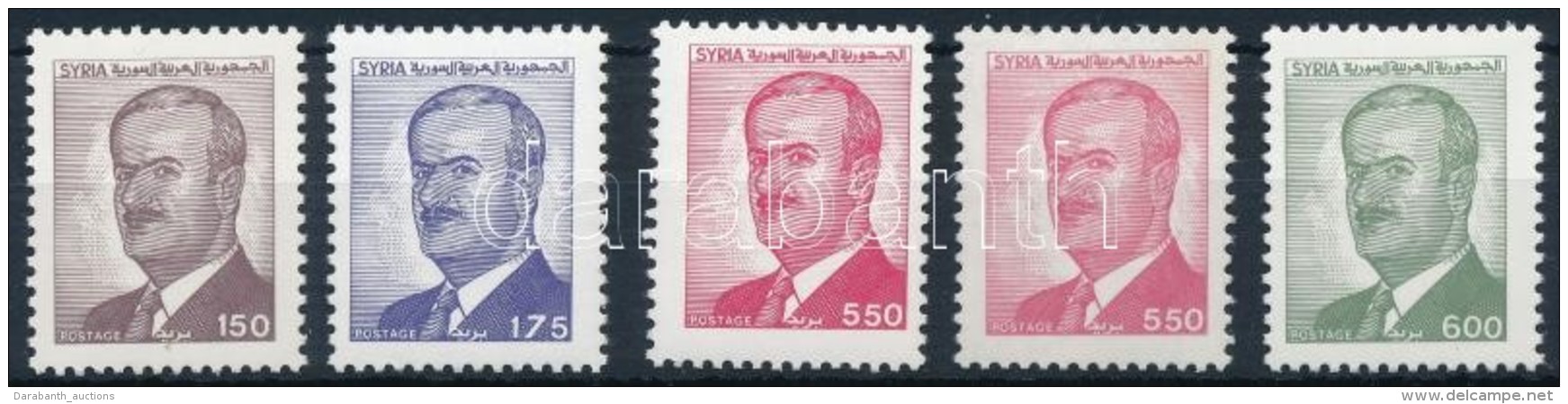 ** 1988 Asszád Elnök Sor Változattal Mi 1702-1705 + 1704 W - Andere & Zonder Classificatie