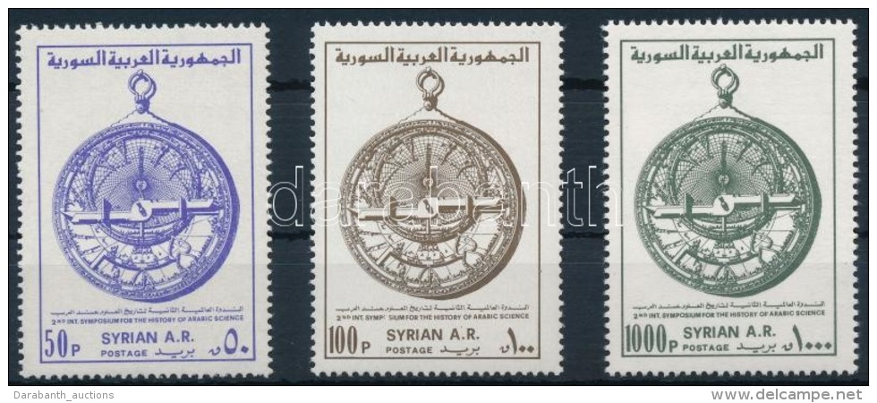 ** 1980 Arab Tudománytörténeti Szimpózium Sor Mi 1463-1465 - Other & Unclassified