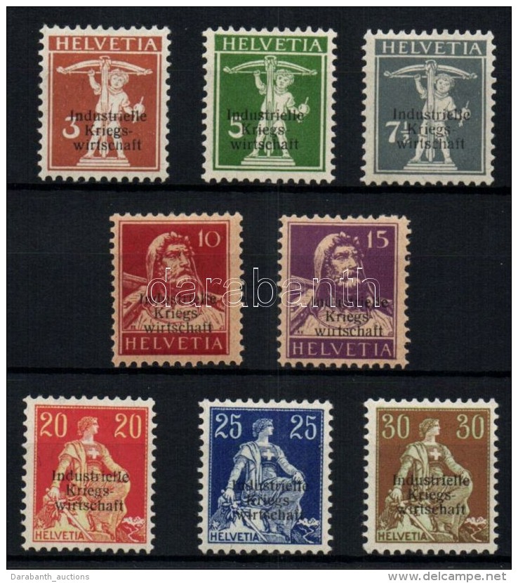 * 1918 Hivatalos / Official Mi 1I-8I - Altri & Non Classificati