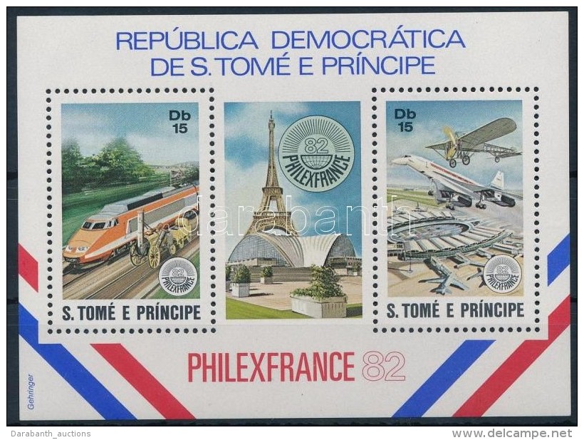 ** 1982 Nemzetközi Bélyegkiállítás PHILEXFRANCE '82, Paris Blokk Mi 90 A - Other & Unclassified