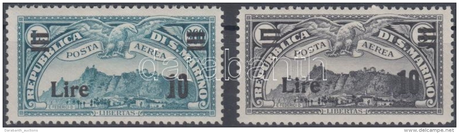 ** 1942 RepülÅ‘posta Sor Felülnyomással Mi 239-240 - Andere & Zonder Classificatie