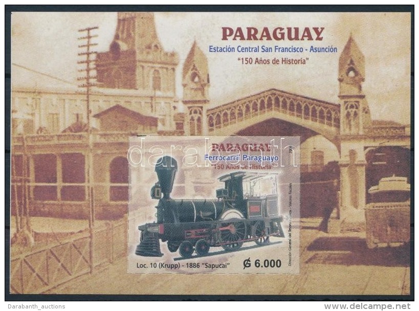 ** 2004 150 éves A Paraguayi Vasút Blokk Mi 473 - Other & Unclassified