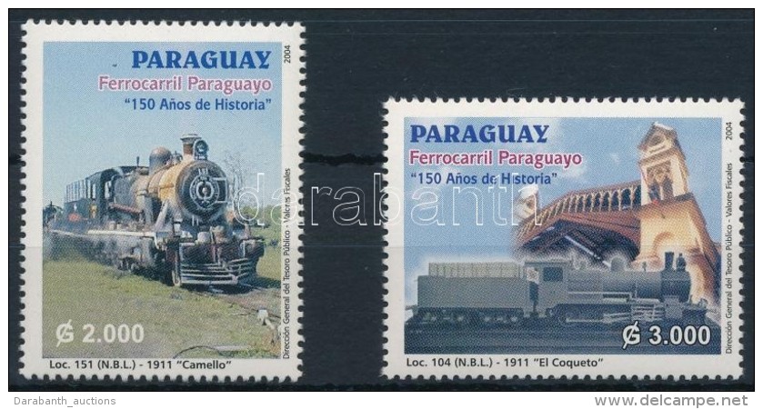 ** 2004 150 éves A Paraguayi Vasút Sor Mi 4939-4939 - Otros & Sin Clasificación