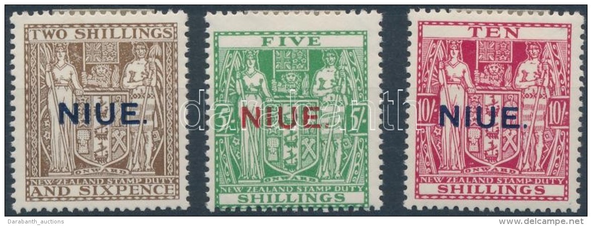 * 1931 Stempelmarken Mi 7-9 - Other & Unclassified