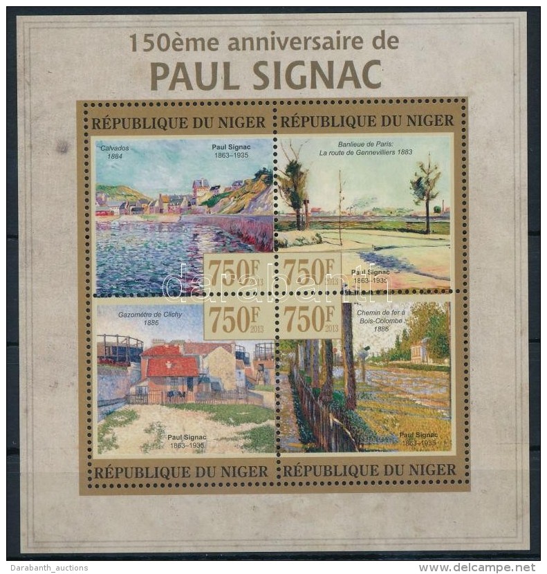 ** 2013 Paul Signac Születésének 150. évfordulója Kisív Mi 2197-2200 - Otros & Sin Clasificación