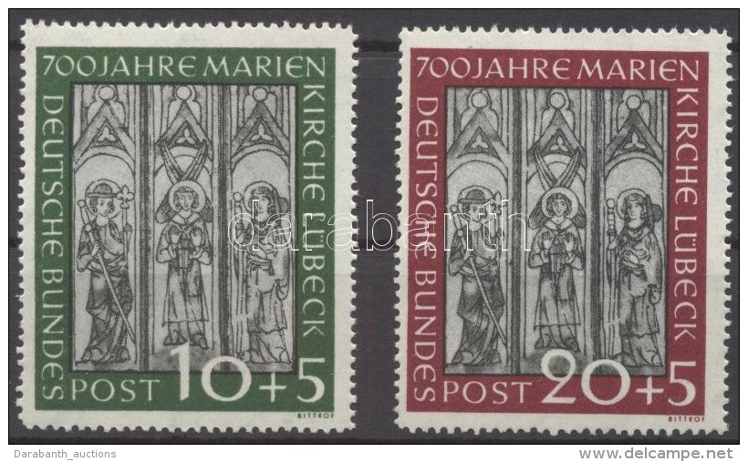 ** 1951 Marienkirche Mi 139-140 - Autres & Non Classés