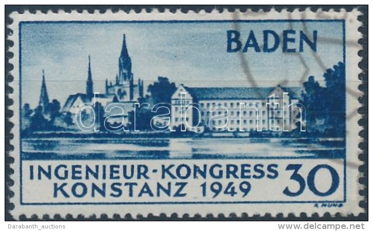 O Baden 1949 Európai Mérnöki Konferencia Mi 46 II - Autres & Non Classés