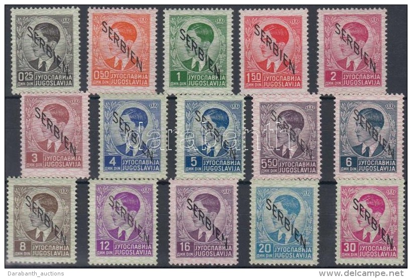 ** Szerbia 1941 Mi 1-15 - Other & Unclassified