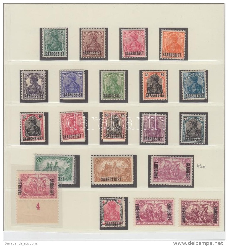 ** 1920 Mi 32-49 Benne / With 43a-d (Mi EUR 369.-) - Other & Unclassified