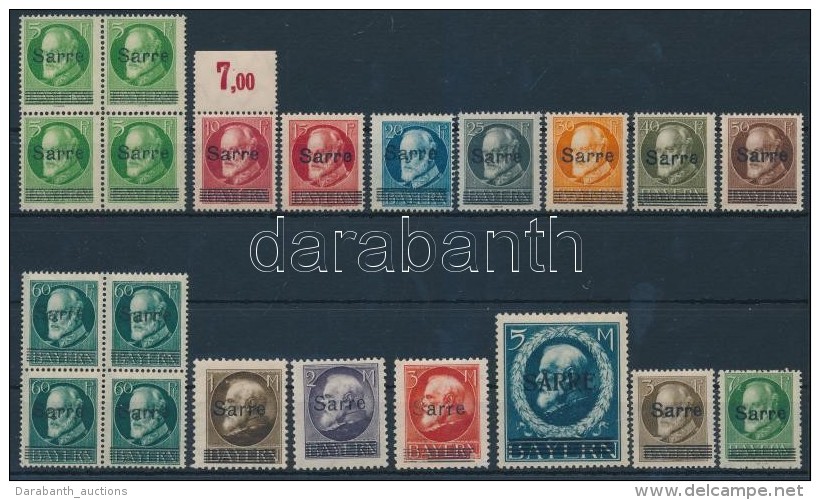 ** * 1920 Mi 18-26+28 + B31-C31 Postatiszta, Ezek Nagyrészt Vizságlójellel / Mint Never... - Other & Unclassified