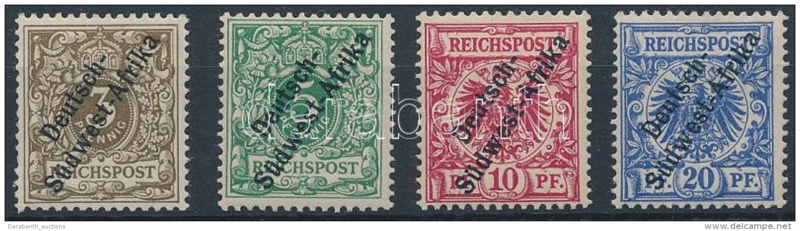 ** Deutsch-Südwestafrika 1897 Mi 1-4 - Sonstige & Ohne Zuordnung