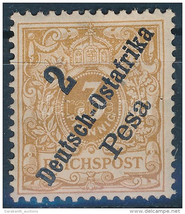 * Deutsch-Ostafrika 1896 Mi 6e Több Falcnyom / More Hinge Remainders. Certificate: Jäschke-Lantelme - Andere & Zonder Classificatie