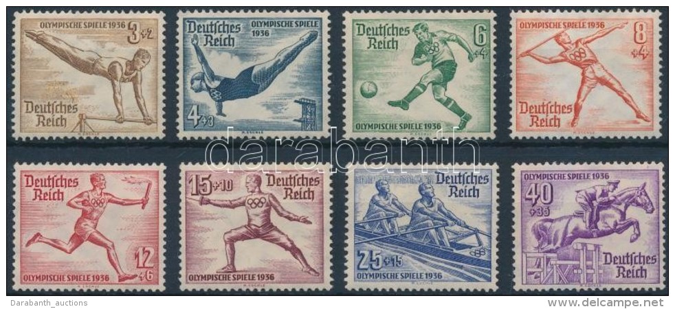 ** 1936 Berlini Nyári Olimpia Sor Mi 609-616 - Otros & Sin Clasificación