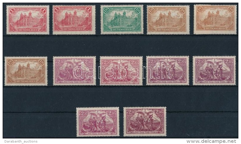 ** 1920 Mi A 113 A-b, 113, 114 A-c, 115 A-f Signed: Infla Berlin, Oechsner - Andere & Zonder Classificatie