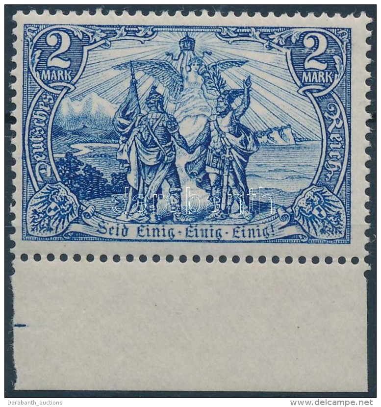 ** 1902 Mi 79 ívszéli/margin Piece (Mi EUR 350,-) Certificate: Jäschke-Lantelme - Otros & Sin Clasificación