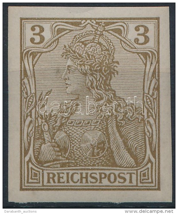 ** 1900 Forgalmi Mi 54aU Vágott / Imperforate Certificate: Jäschke-Lantelme - Autres & Non Classés