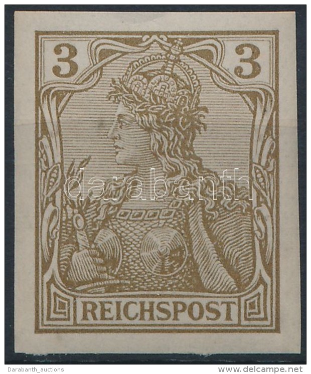 ** 1900 Forgalmi Mi 54aU Vágott / Imperforate Certificate: Jäschke-Lantelme - Sonstige & Ohne Zuordnung