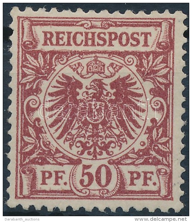 * 1889 Mi 50ab (Mi EUR 2.000.-) Certificate: Jäschke-Lantelme - Other & Unclassified