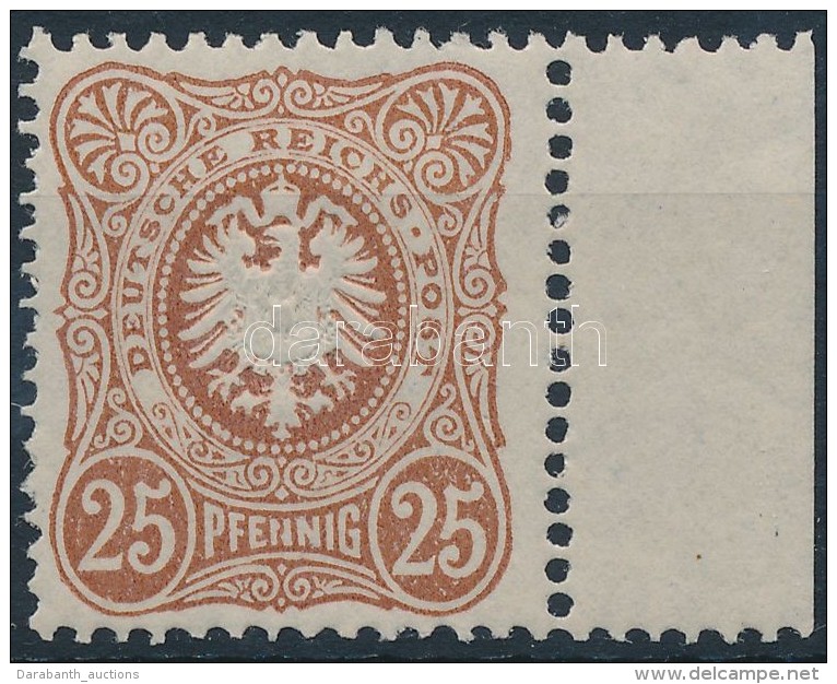 ** 1880 Mi 43IVca ívszéli Bélyeg Lemzhibával / Margin Piece With Plate Variety.... - Sonstige & Ohne Zuordnung