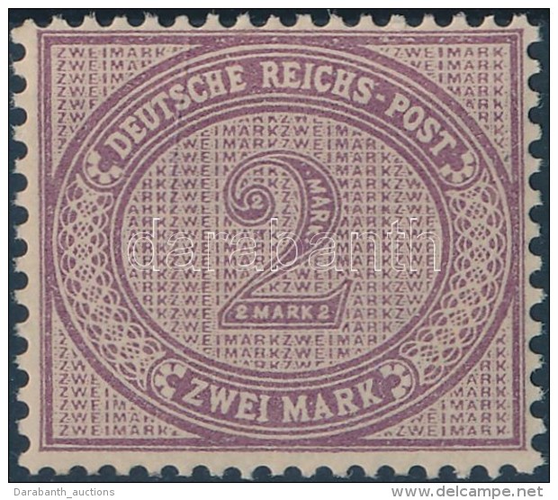 ** 1875 Mi 37a ND 1899-es újnyomat / Reprint From 1899 (Mi EUR 1.200.-) Certificate: Wiegand - Autres & Non Classés