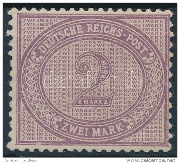 * 1875 Mi 37a, (Mi EUR 2.500.-) Certificate: Wiegand - Andere & Zonder Classificatie