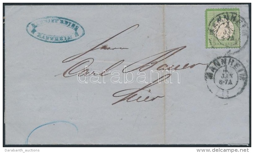 1873 Mi 7 Levélen / On Cover - Other & Unclassified