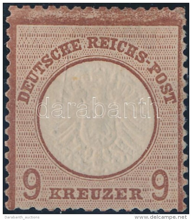 * 1872 Mi 27c Eredeti Gumival / With Original Gum  (Mi EUR 2.400.-) Certificate: Brugger - Andere & Zonder Classificatie