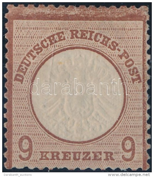 * 1872 Mi 27c Eredeti Gumival / With Original Gum  (Mi EUR 2.400.-) Certificate: Brugger - Sonstige & Ohne Zuordnung