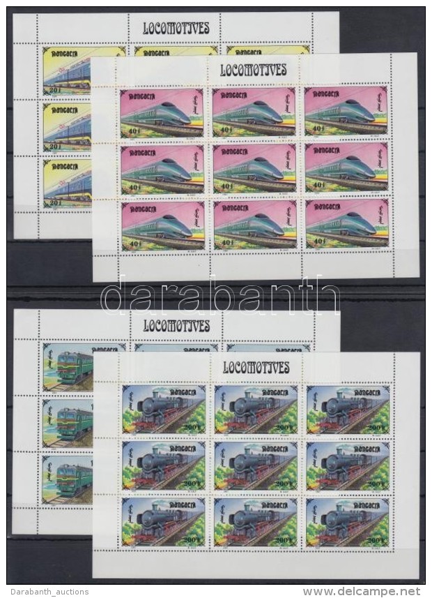 ** 1997 Mozdonyok Kisívsor Mi 2692-2700 + Blokksor Mi 268-269 - Andere & Zonder Classificatie