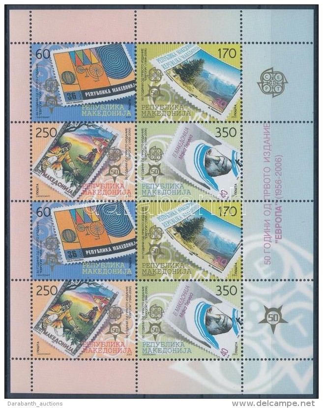 ** 2005 50 éves Az Europa CEPT Bélyeg Kisív Mi 370-373 - Andere & Zonder Classificatie