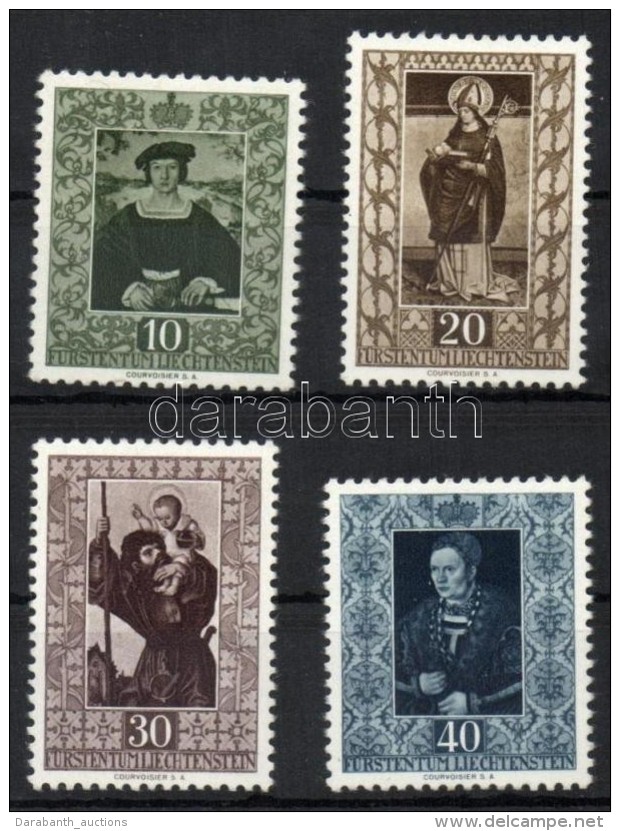 ** 1953 Festmények Sor Mi 311-314 - Andere & Zonder Classificatie