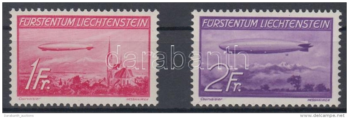 ** 1936 Zeppelin Sor Mi 149-150 - Sonstige & Ohne Zuordnung