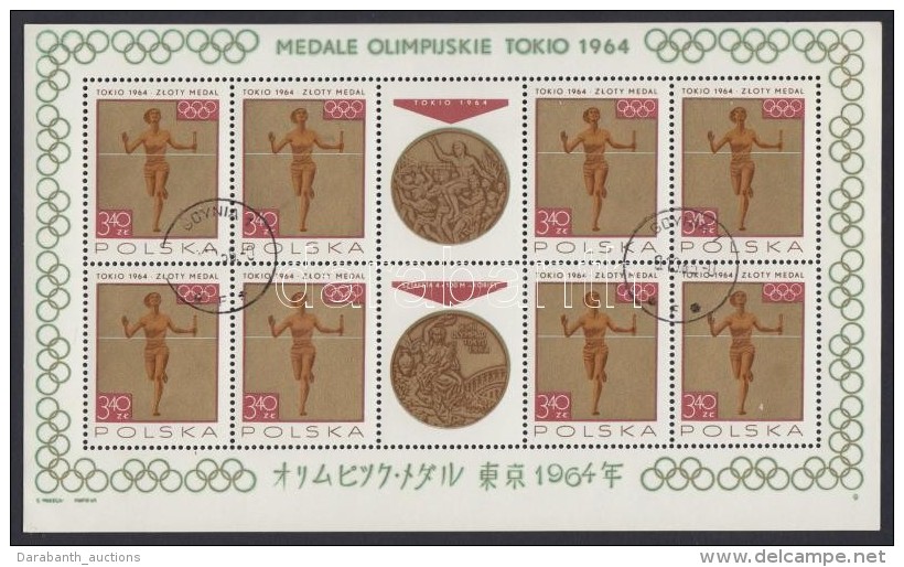 O 1964 Tokiói Olimpia érmesei Kisívsor Mi 1623-1630 - Otros & Sin Clasificación