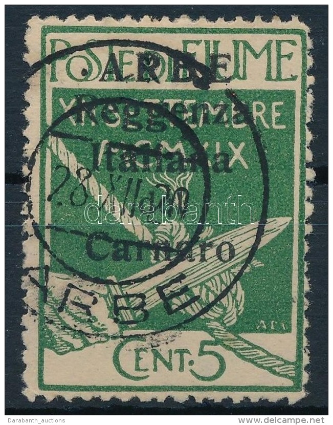 O Carnaro-sziget 1920 Forgalmi Mi 20 II - Andere & Zonder Classificatie