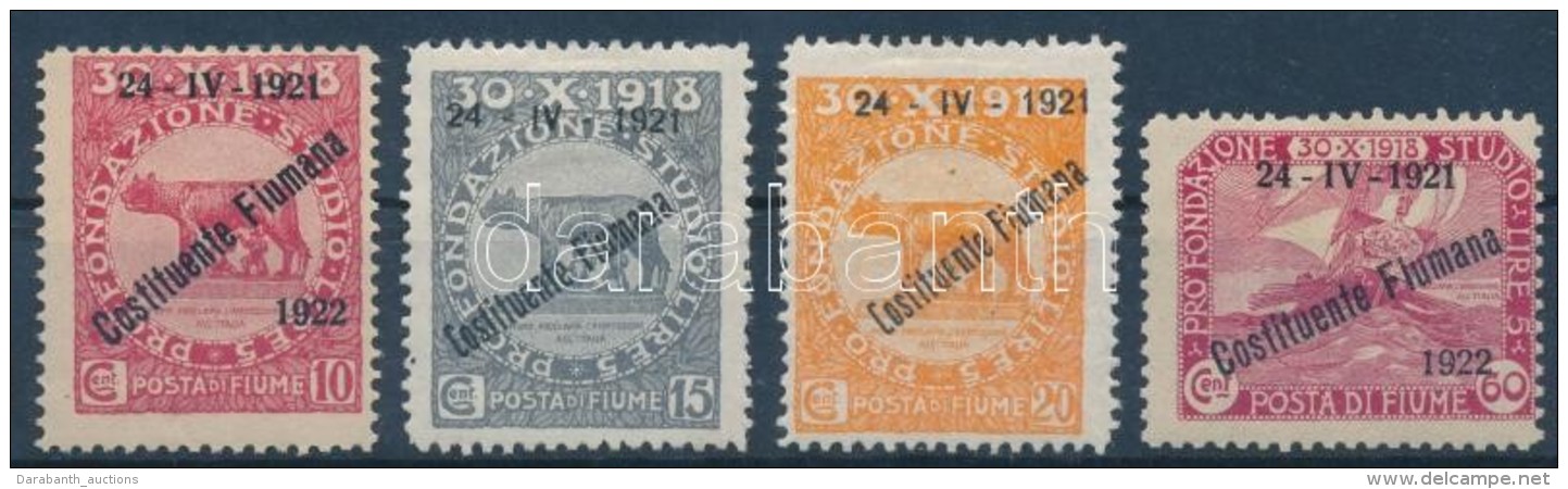 * 1921 Mi 132-134, 136 - Other & Unclassified