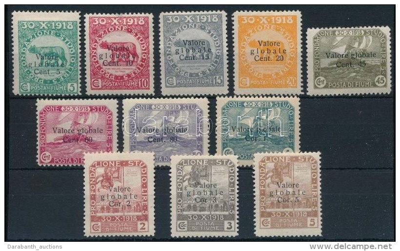 * 1919 Forgalmi Sor Mi 74-84 I - Otros & Sin Clasificación