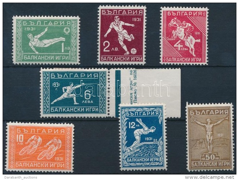 * 1931 Sport Sor Mi 242-248 - Andere & Zonder Classificatie