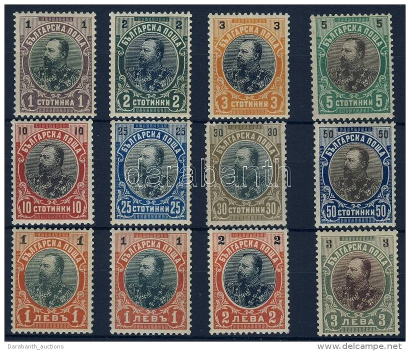 ** 1901 Mi 50-54 + 56-61 Benne / Including 59 I-II - Sonstige & Ohne Zuordnung