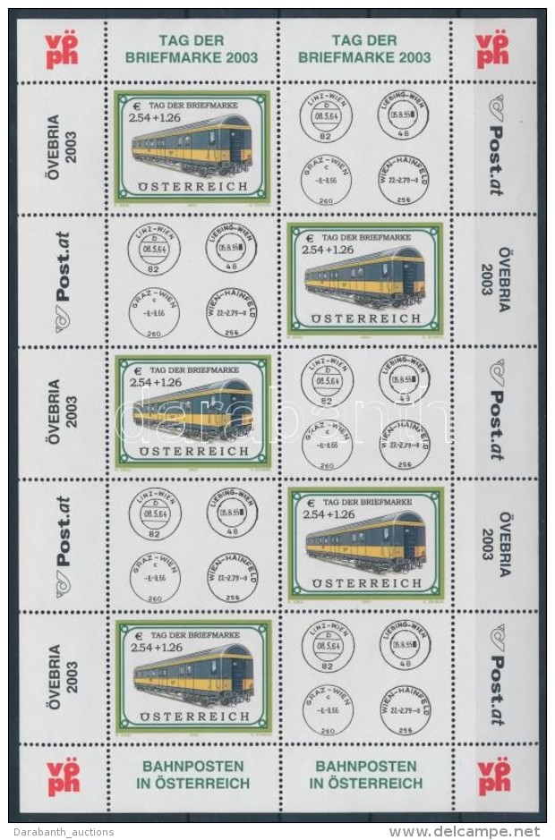 ** 2003 Bélyegnap; Mozdony Kisív Mi 2414 - Otros & Sin Clasificación