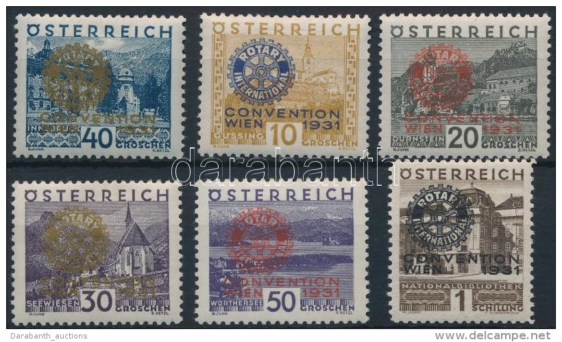 * 1931 Rotary Sor Mi 518-523 - Sonstige & Ohne Zuordnung