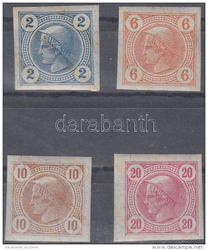 ** 1901 Merkur Hírlapbélyeg Sor Mi 101-104 (Mi EUR 270.-) - Andere & Zonder Classificatie