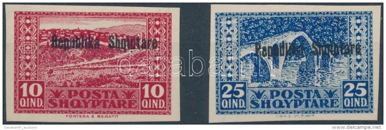 * 1925 Köztársaság Próbanyomatok Mi 114-115 - Sonstige & Ohne Zuordnung