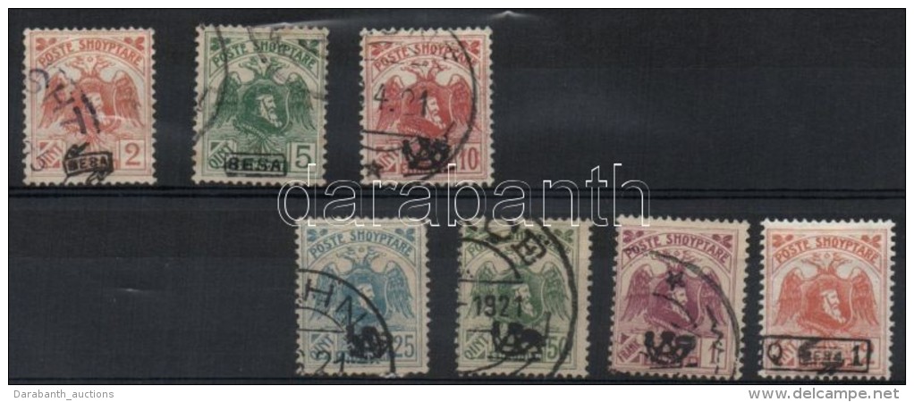 * O 1922 Forgalmi, Skanderbeg és KétfejÅ± Sas / Definitives Mi 76II+77III+78I+79I+80I+81I+82 - Andere & Zonder Classificatie